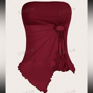 This is a beautiful burgundy, size small, fits like a glove